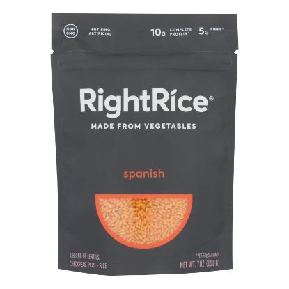 Right Rice - Made From Vegetables - Spanish - Case of 6 - 7 oz.