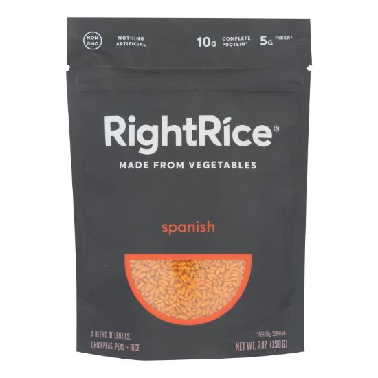 Right Rice - Made From Vegetables - Spanish - Case of 6 - 7 oz.