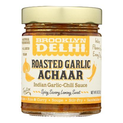 Brooklyn Delhi - Roasted Garlic Achaar Chili Sauce - Case of 6 - 9 oz