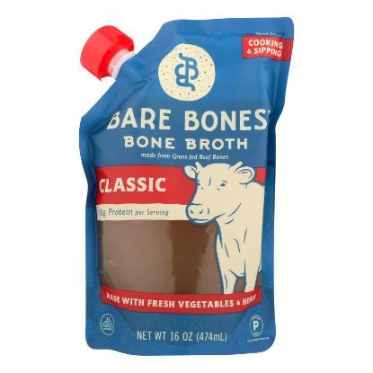 Bare Bones Classic Bone Broth  - Case of 6 - 16 FZ