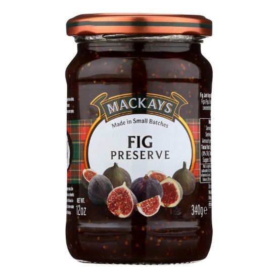 Mackays Fig Preserve - Case of 6 - 12 OZ