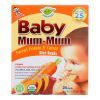 Baby Mum Mum Organic Baby Teeth Rice Rusk Organic Rick Snack With Sweet Potato And Carrot Flavor  - Case of 6 - 1.76 OZ