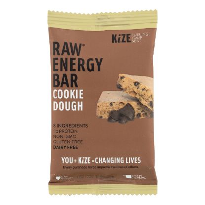 Kize Concepts - Energy Bar Raw Cookie Dough - Case of 10-1.5oz