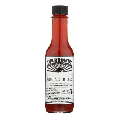 The Brinery - Sauce Hot Louisiana Style - Case of 12 - 5 FZ