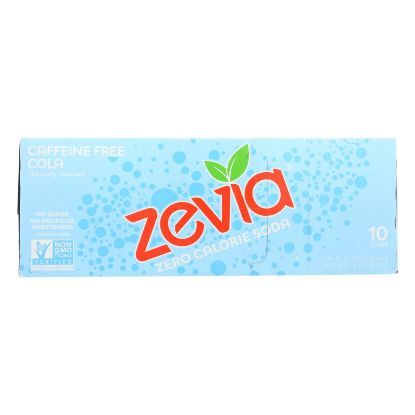Zevia Cola Free Soda  - Case of 2 - 10/12 FZ