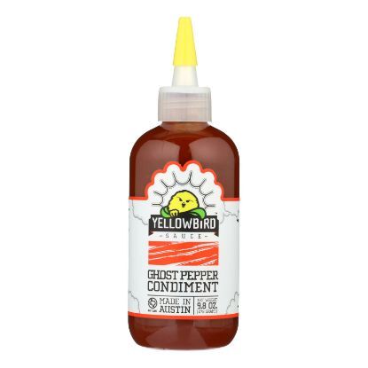 Yellowbird Sauce Ghost Pepper Condiment  - Case of 6 - 9.8 OZ
