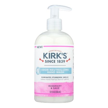 Kirk's Natural - Hand Soap Rosemary Sage - 12 FZ