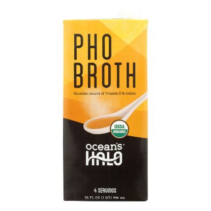 Ocean's Halo Pho Broth - Case of 6 - 32 FZ