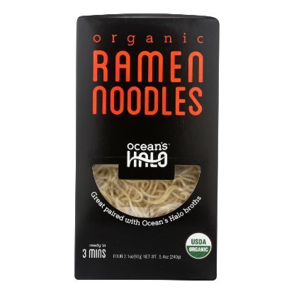 Ocean's Halo Organic Ramen Noodles - Case of 5 - 8.4 OZ