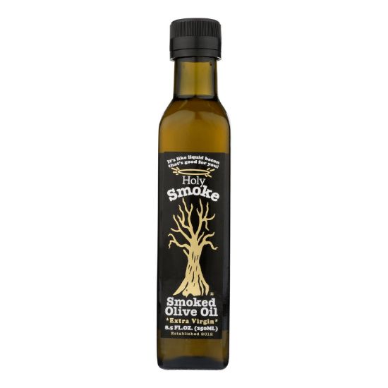 Holy Smoke - Oil Olive Ev Smoked - Case of 6 - 8.5 FZ
