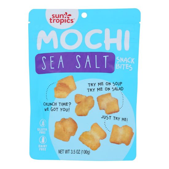 Sun Tropics® Mochi Rice Bites Sea Salt - Case of 12 - 3.50 OZ