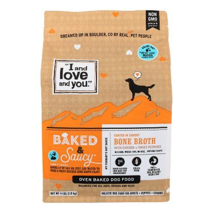 I And Love And You - Dog Food Baked Saucy Ckn - Case of 6 - 4 LB