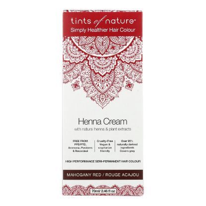 Tints Of Nature - Henna Cream Mahogany Red - 2.46 FZ