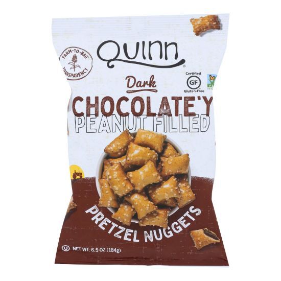 Quinn Popcorn - Pretzels Pbtr&choc Nugget - Case of 8 - 6.5 OZ