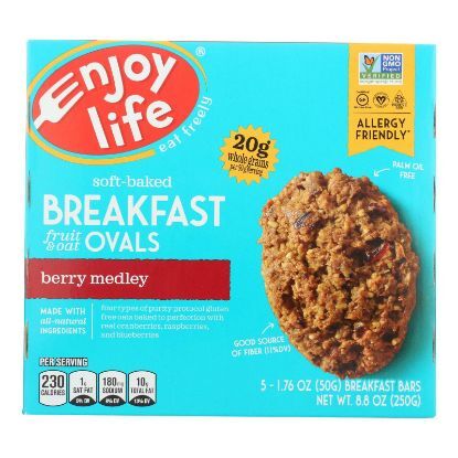 Enjoy Life - Bar Breakfast Berry Medley - Case of 6 - 8.8 OZ