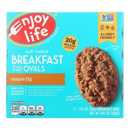 Enjoy Life - Bar Breakfast Maple Fig - Case of 6 - 8.8 OZ