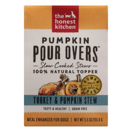 The Honest Kitchen - Dog Fd Por Ovr Turkey Pkn - Case of 12 - 5.5 OZ