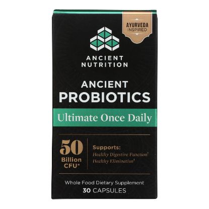 Ancient Nutrition - Probiotic Ult Once Daily - Case of 3 - 30 CT