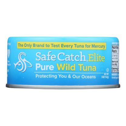 Safe Catch Solid Wild Tuna Steak - Case of 12 - 5 OZ