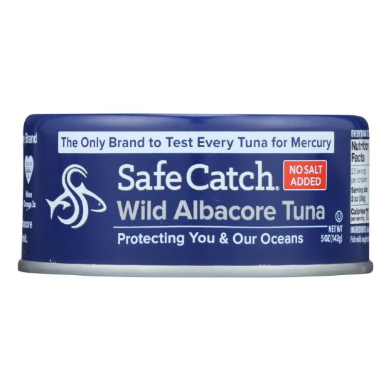 Safe Catch Wild Albacora Tuna - Case of 12 - 5 OZ