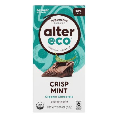 Alter Eco Americas - Chocolate Dp Dark Crisp Mint - Case of 12 - 2.65 OZ