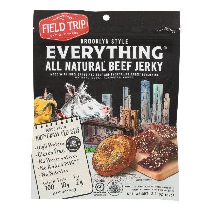 Field Trip - Beef Jerky Evrythng Bagel - Case of 9 - 2.2 OZ