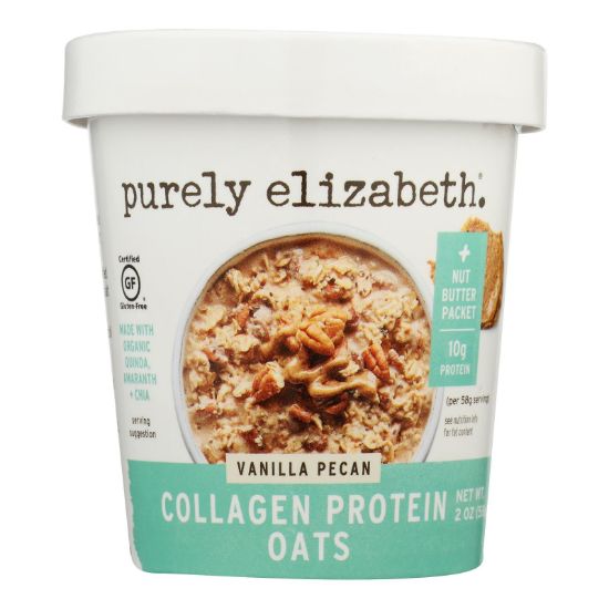 Purely Elizabeth - Oat Cup Protn Vanilla Pecan - Case of 12 - 2 OZ