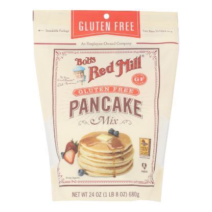 Bob's Red Mill - Pancake Mix Gluten Free - Case of 4 - 24 OZ