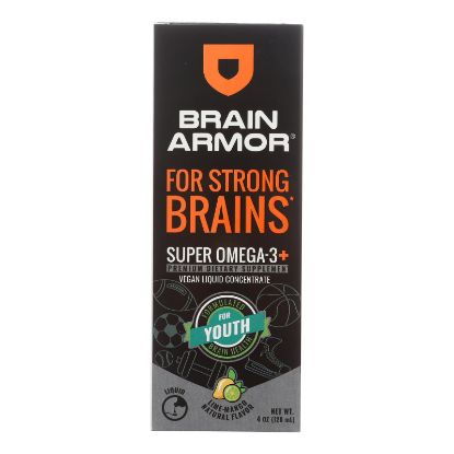 Brain Armor - Super Omgea3 Yth Lme Mango - 1 Each - 4 FZ