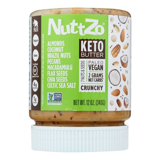 Nuttzo - Nut & Seed Butter Keto - Case of 6 - 12 OZ