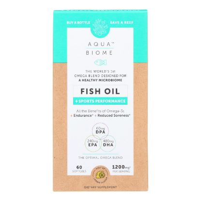 Aqua Biome - Fish Oil Sports Perfrmnce - 1 Each - 60 CT