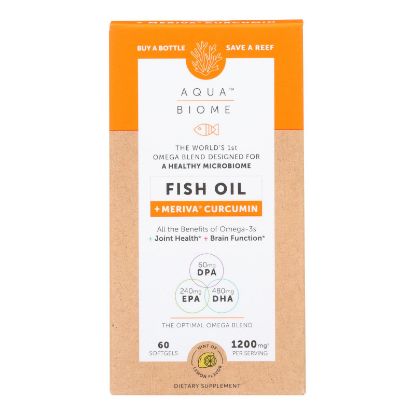 Aqua Biome - Fish Oil Meriva Curcumin - 1 Each - 60 CT