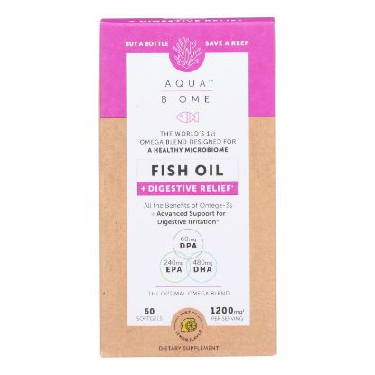 Aqua Biome - Fish Oil Digestive Relief - 1 Each - 60 CT