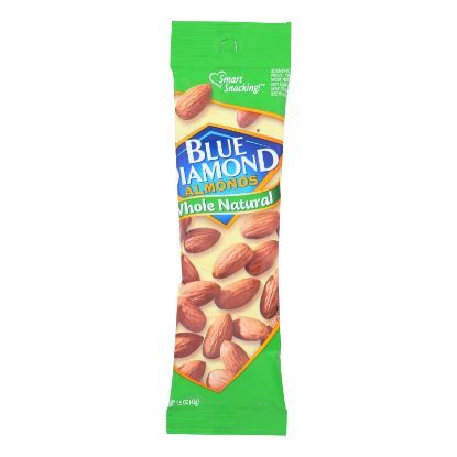 Blue Diamond Natural Whole Almonds - Case of 12 - 1.5 OZ