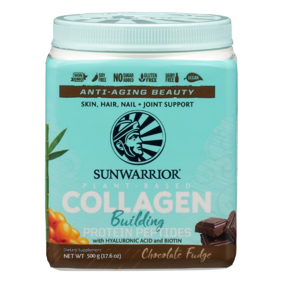 Sunwarrior - Collagen Chocolate - 1 Each - 17.6 OZ