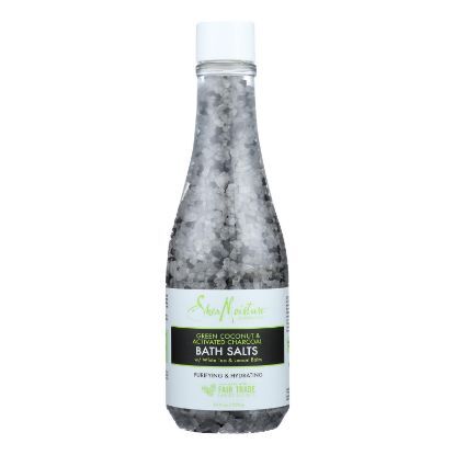 Shea Moisture - Bath Salt Green Coconut Charcoal - 1 Each - 10.5 OZ