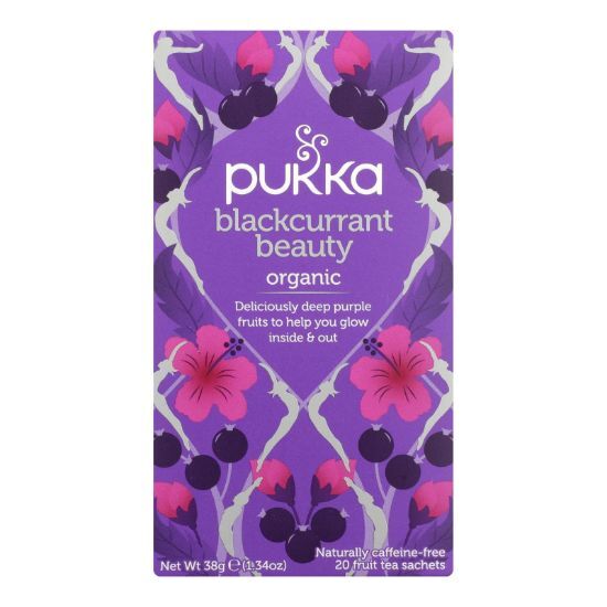 Pukka Herbal Teas - Tea Blkcrnt Beauty - Case of 6 - 20 CT