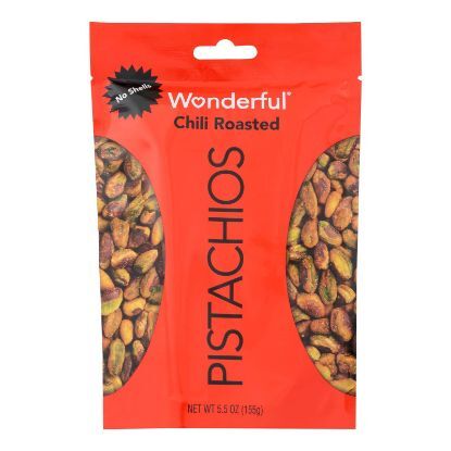 Wonderful Pistachios - Pistachios Chili No Shell - Case of 10 - 5.5 OZ
