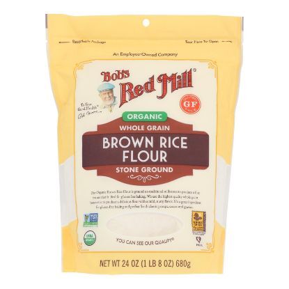 Bob's Red Mill - Flour Rice Brown - Case of 4 - 24 OZ