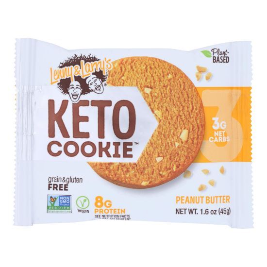 Lenny & Larry's - Keto Cookie Peanut Butter - Case of 12 - 1.6 OZ