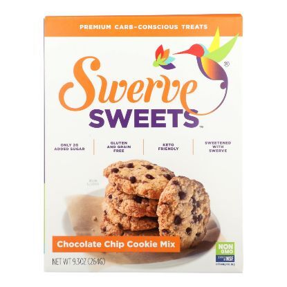 Swerve Sweets™ Chocolate Chip Cookie Mix, Chocolate Chip - Case of 6 - 9.3 OZ