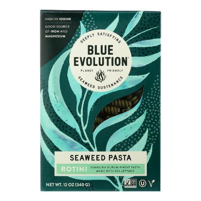 Blue Evolution - Wheat and Seaweed Pasta - Rotini - Case of 6 - 12 oz.