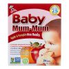 Baby Mum Mum Baby Teething Rice Rusk Apple And Pumpkin Flavored Rice Snack  - Case of 6 - 1.76 OZ