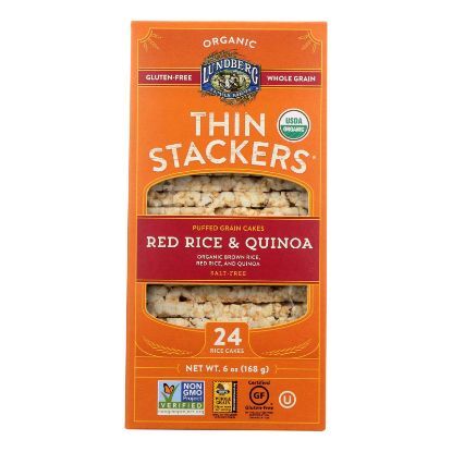 Lundberg Family Farms - Rice Ck Red Qna Th Stk - Case of 6-6 OZ