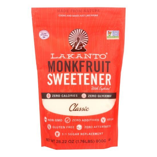 Lakanto's Classic Monkfruit Sweetener  - Case of 8 - 28.22 OZ