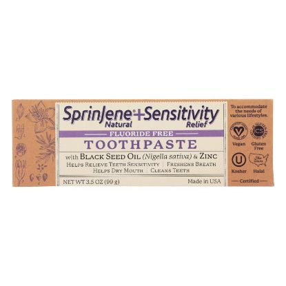 Sprinjene Natural - Toothpaste Senstv W/o Fl - 1 Each - 3.5 OZ