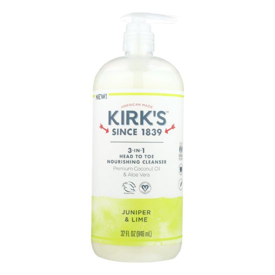 Kirk's Natural - 3-in-1 Cleanser Juniper Lime - 32 FZ