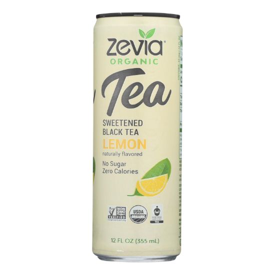 Zevia - Tea Black Lemon - Case of 12 - 12 FZ