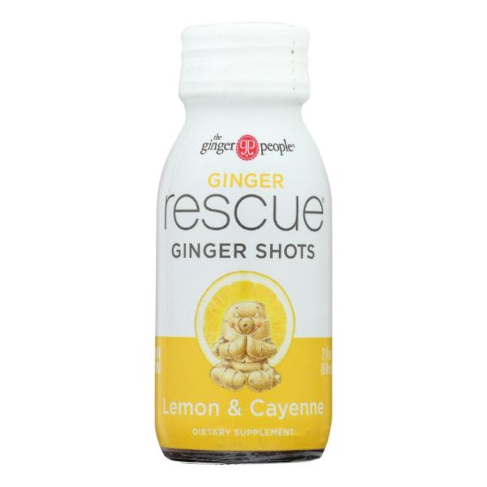 Ginger People - Ginger Shot Rescue Lemon Cynn - Case of 12 - 2 FZ