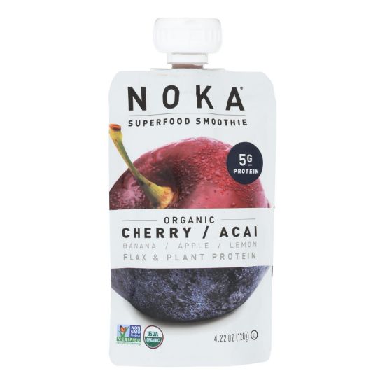 Noka - Smoothie Cherry Acai - Case of 6 - 4.22 OZ